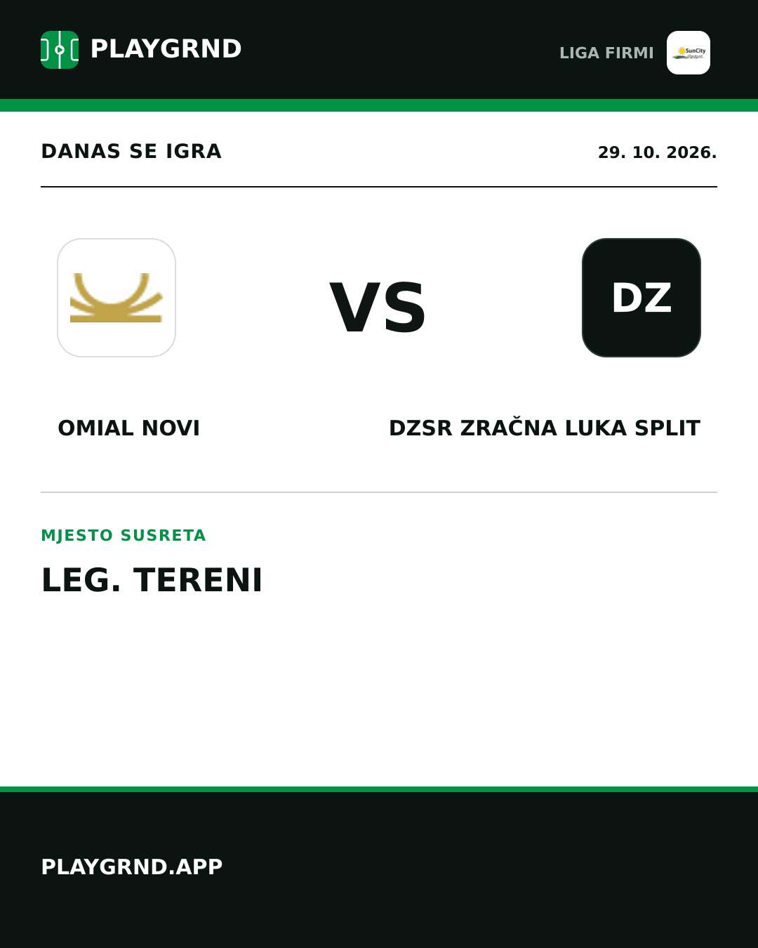 Instagram slika: Omial Novi vs DZSR Zračna Luka Split