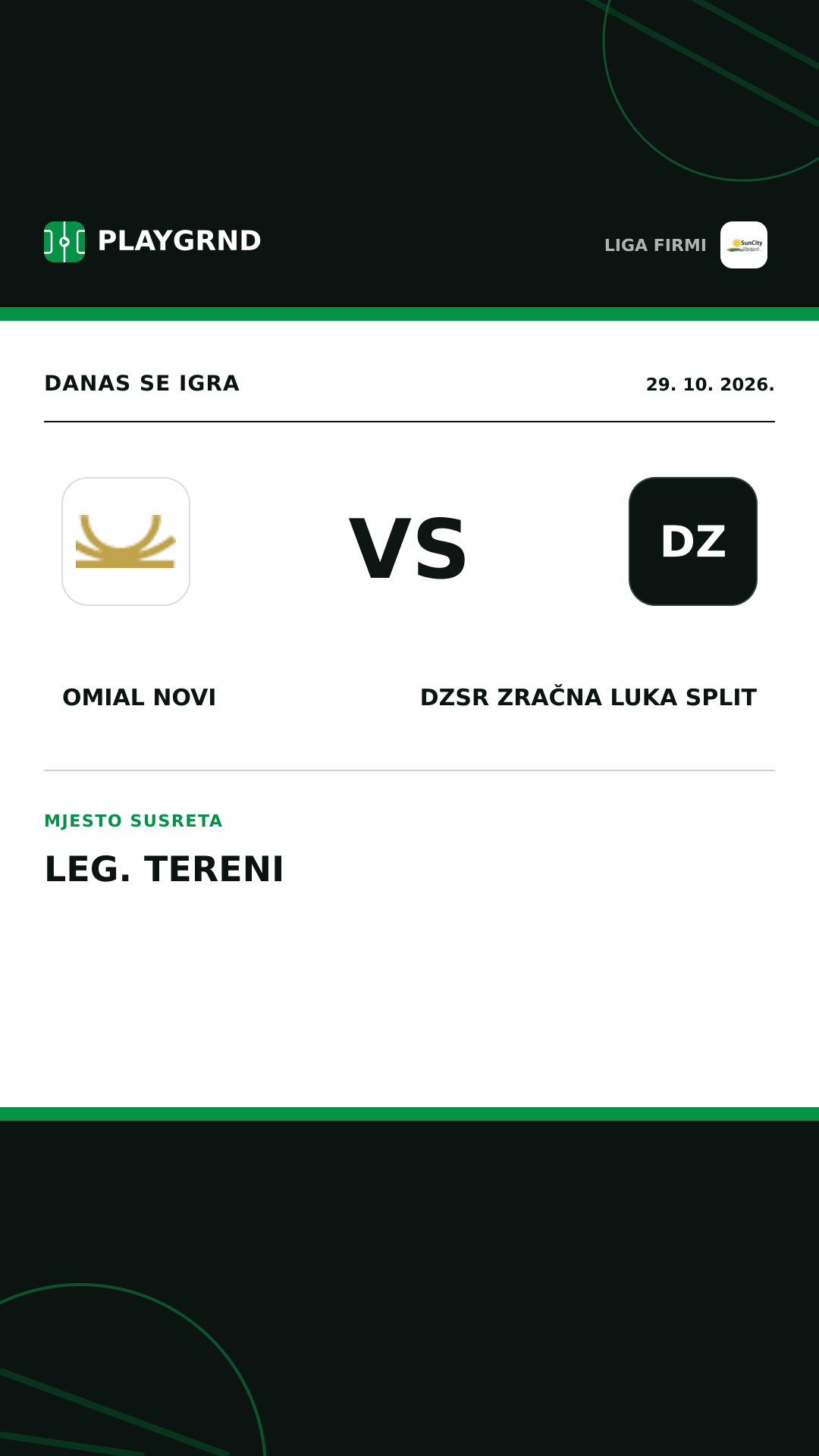 Instagram slika: Omial Novi vs DZSR Zračna Luka Split