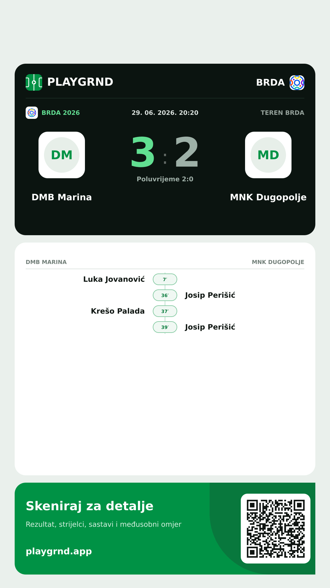 Story slika: DMB Marina 3:2 MNK Dugopolje
