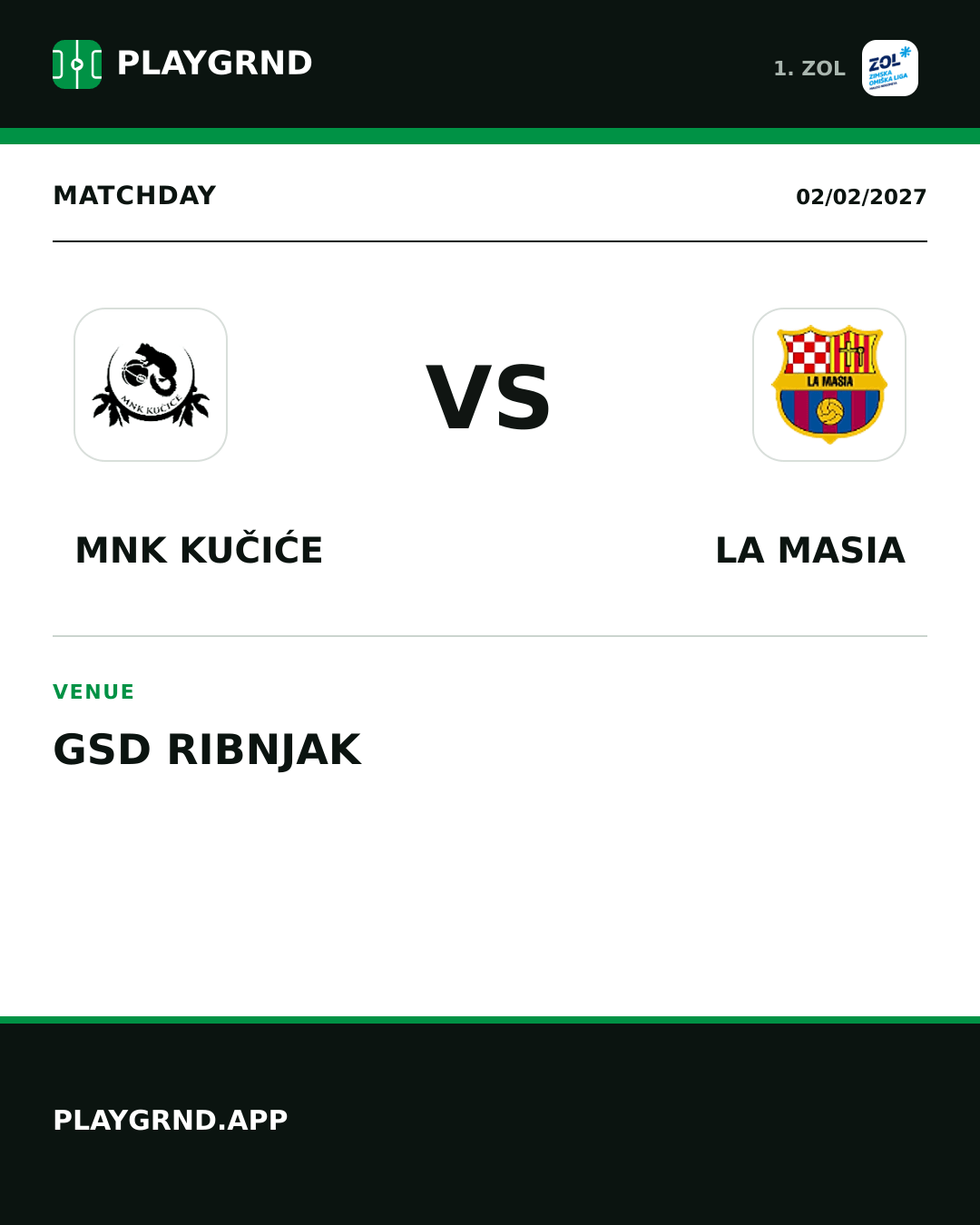 Instagram artwork: MNK Kučiće vs La Masia