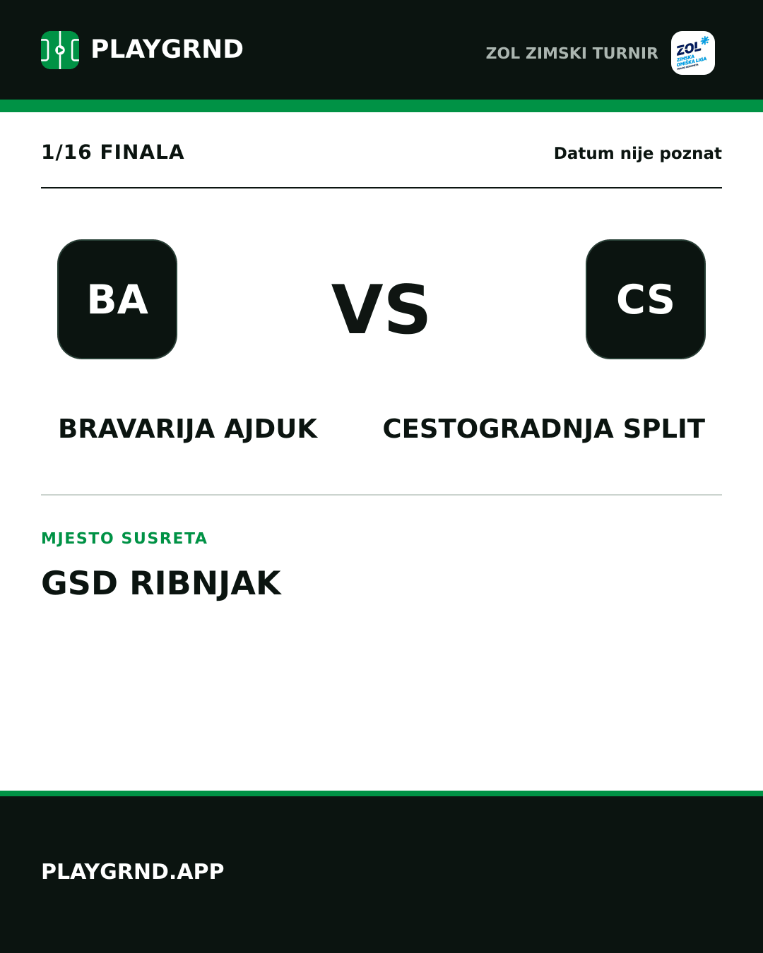 Instagram slika: Bravarija Ajduk vs Cestogradnja Split
