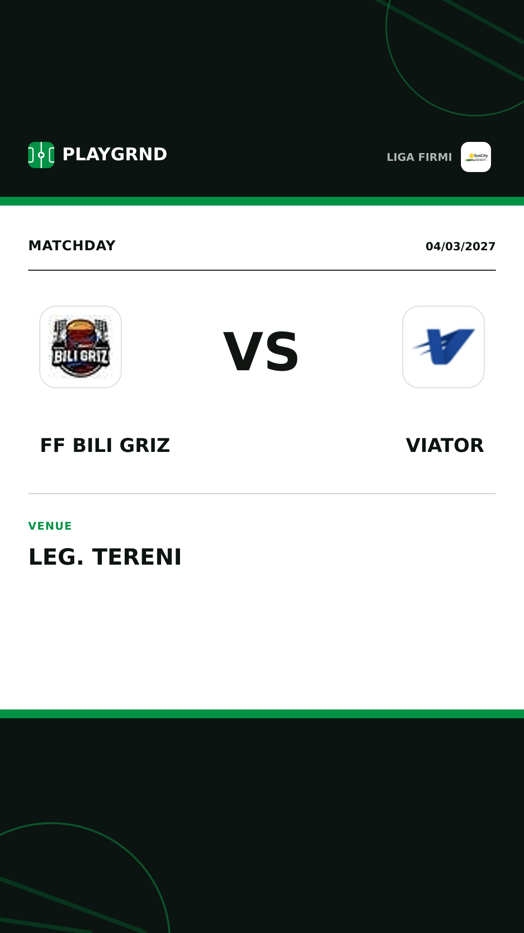 Instagram artwork: FF Bili Griz vs Viator