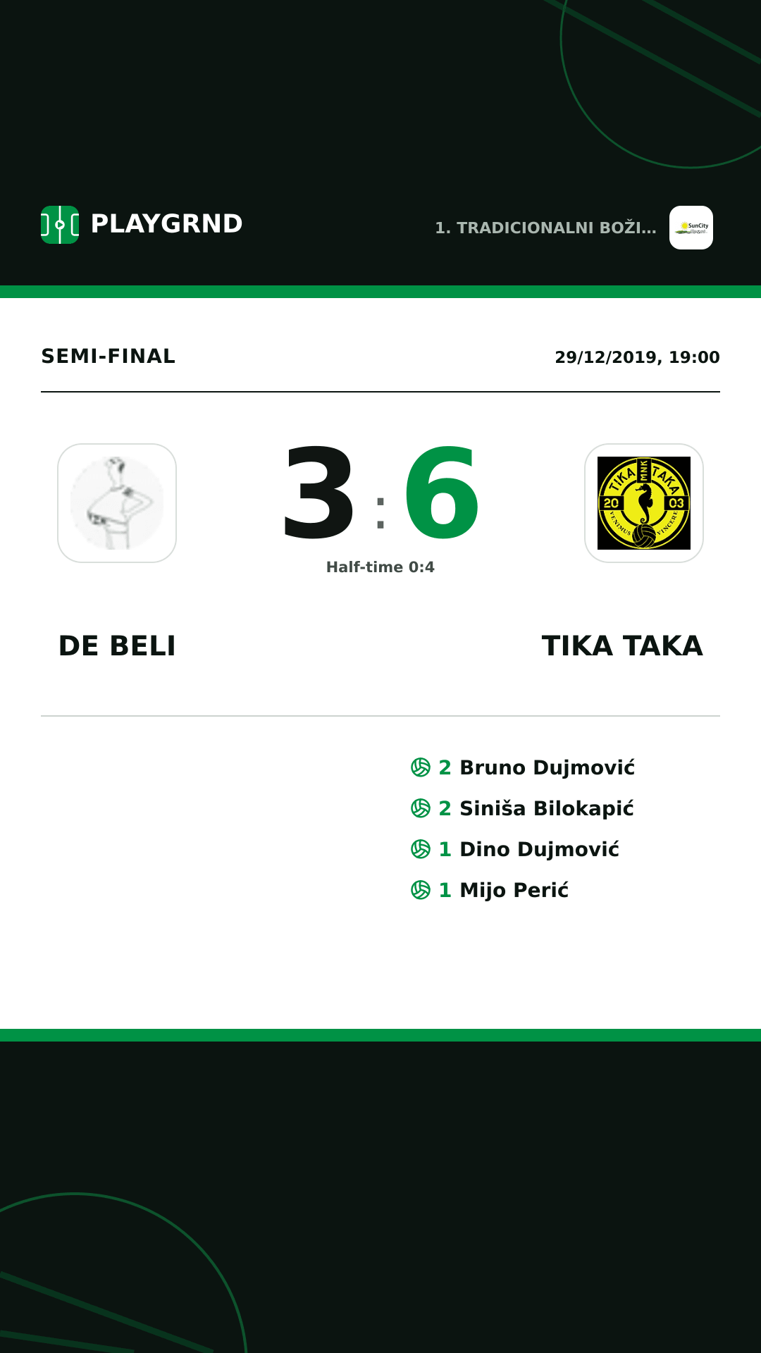 Instagram artwork: DE Beli 3:6 Tika Taka