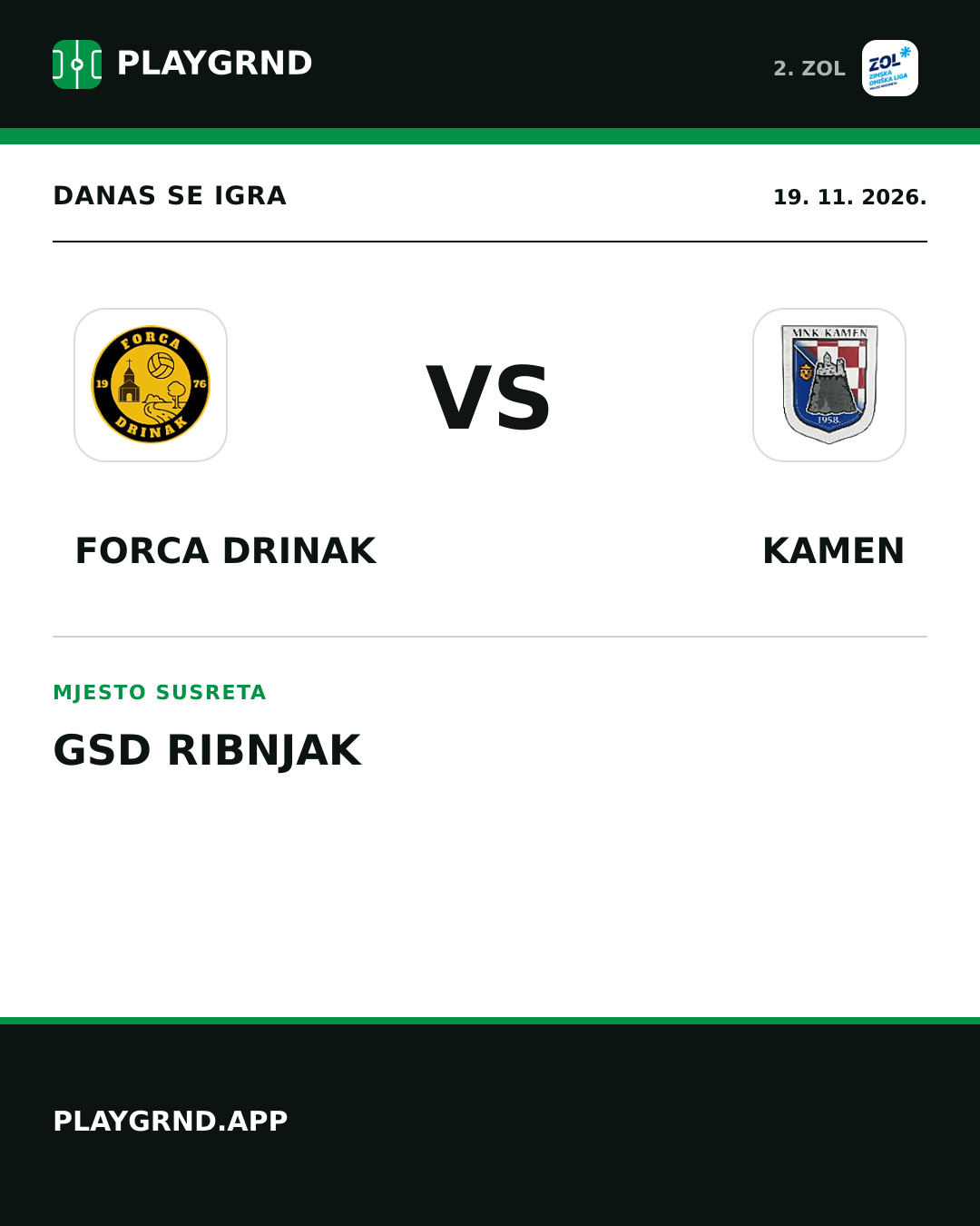 Instagram slika: Forca Drinak vs Kamen