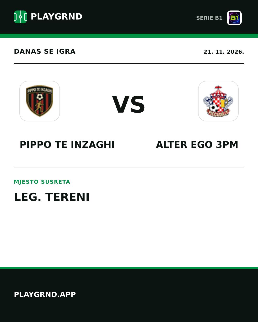 Instagram slika: Pippo TE Inzaghi vs Alter Ego 3PM