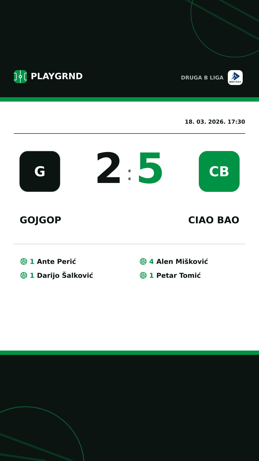 Instagram slika: Gojgop 2:5 Ciao Bao