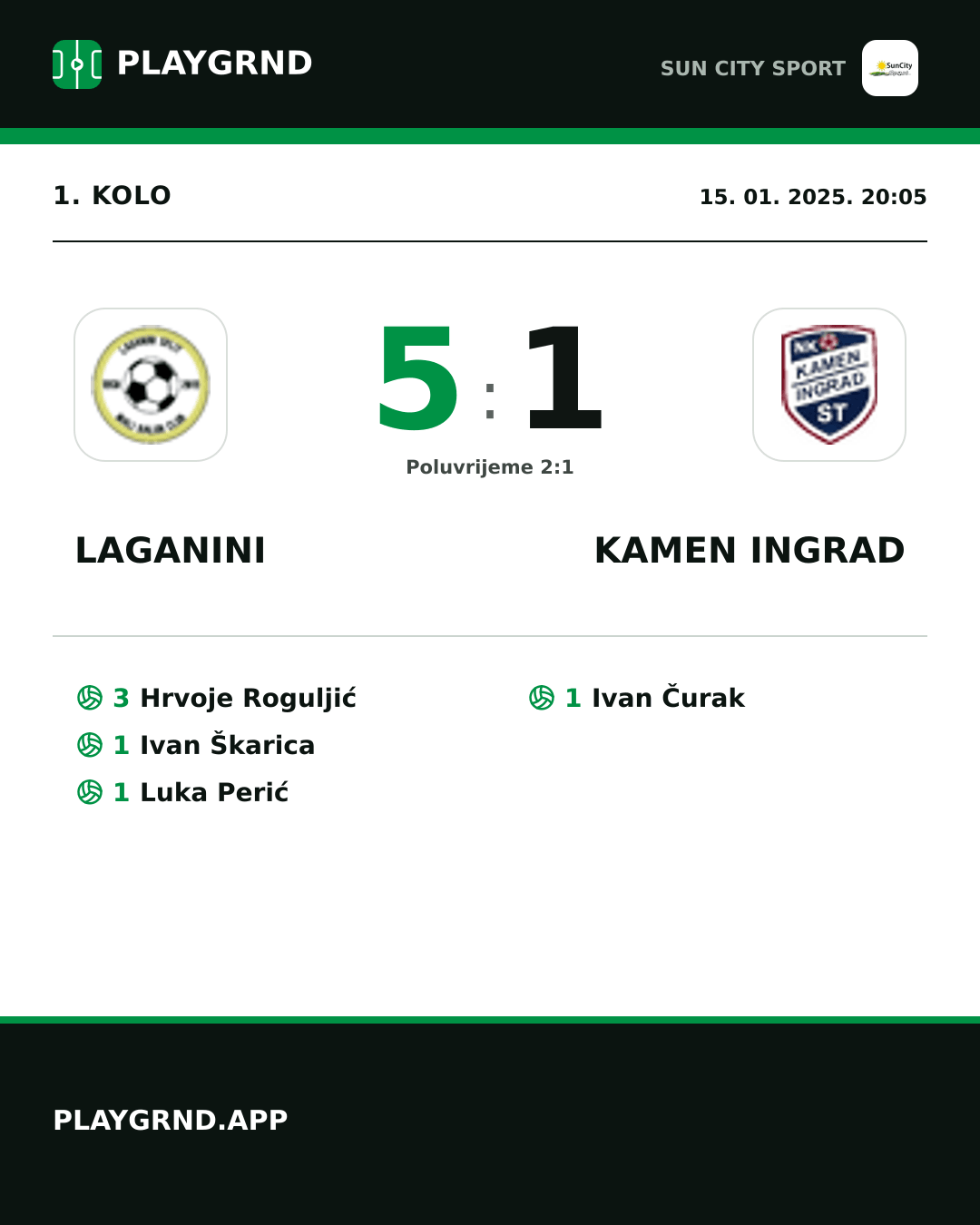 Instagram slika: Laganini 5:1 Kamen Ingrad