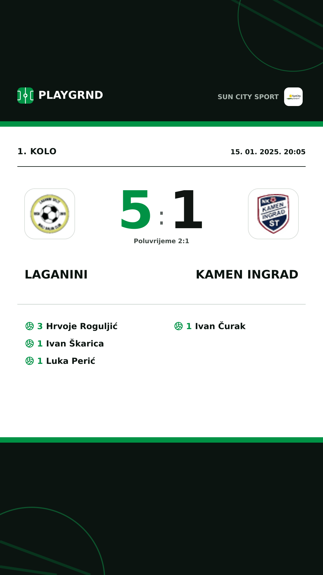Instagram slika: Laganini 5:1 Kamen Ingrad