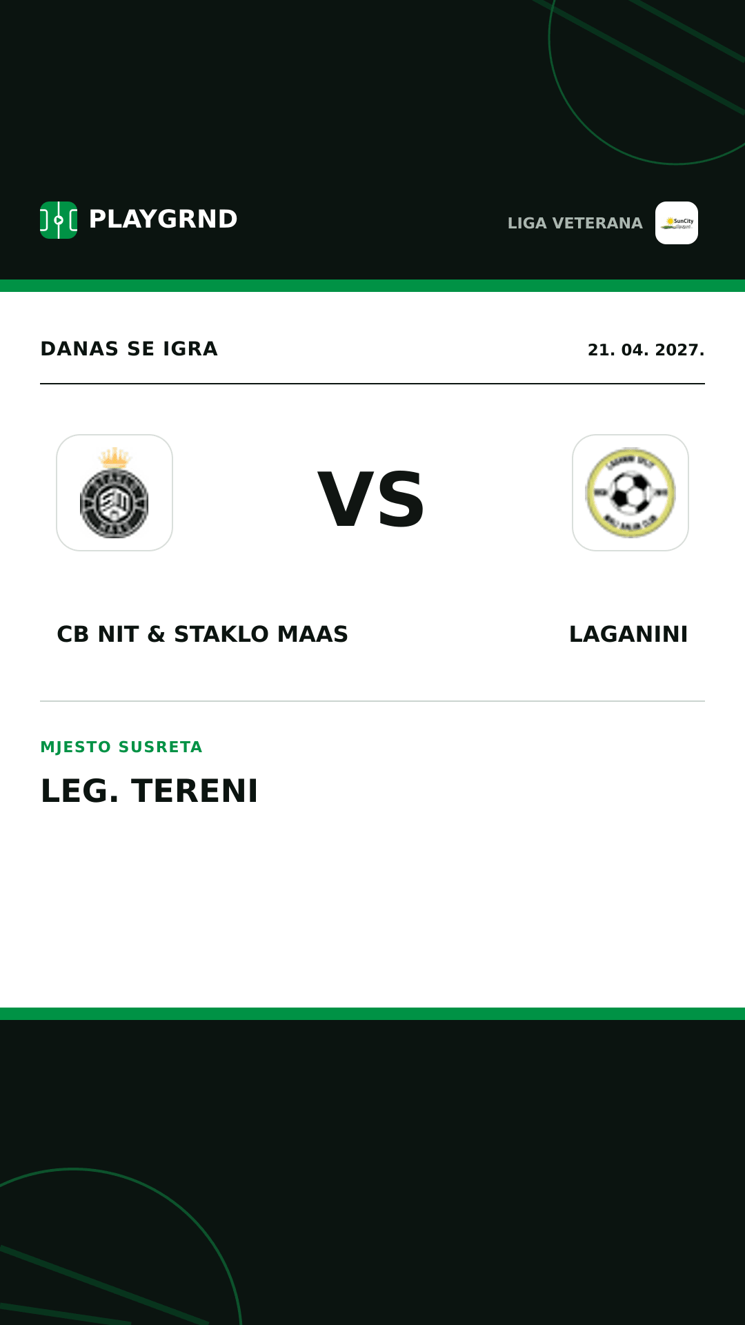 Instagram slika: CB Nit & Staklo Maas vs Laganini