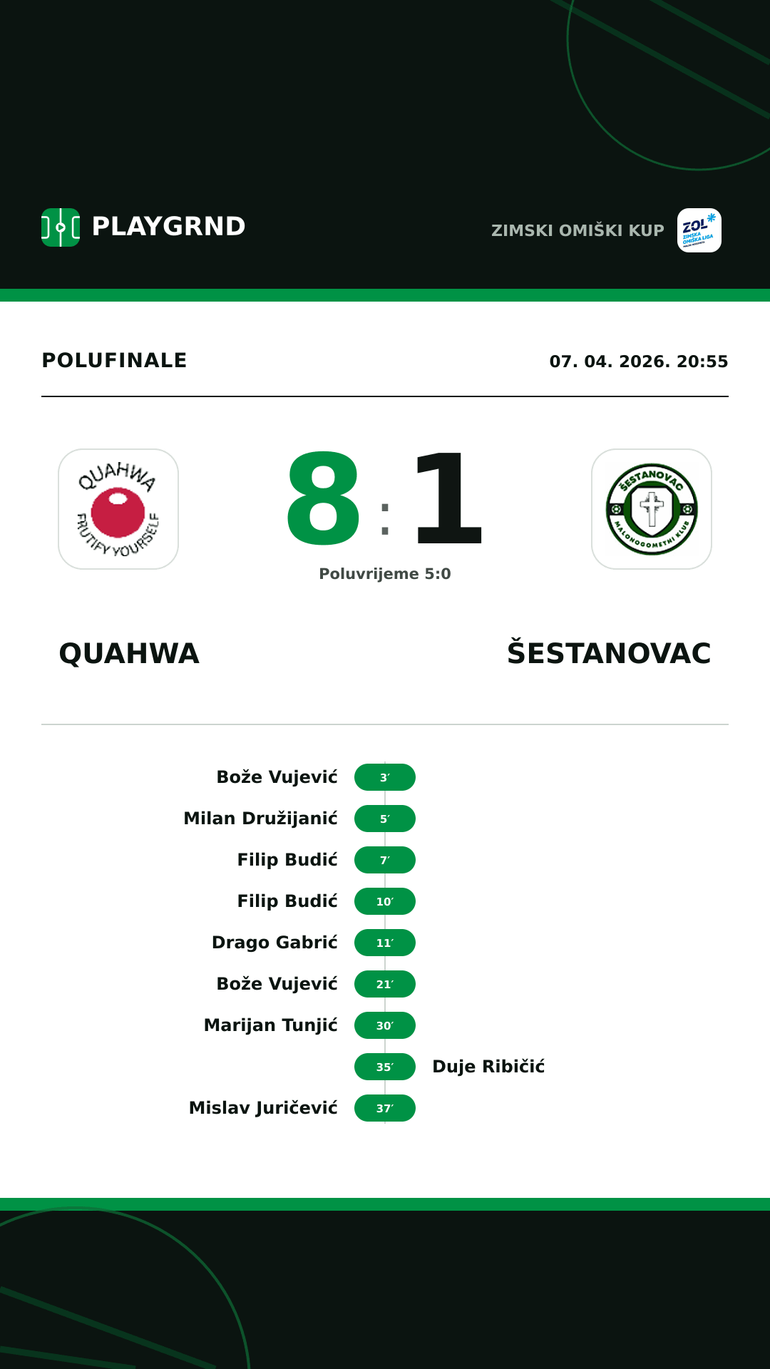 Instagram slika: QUAHWA 8:1 Šestanovac