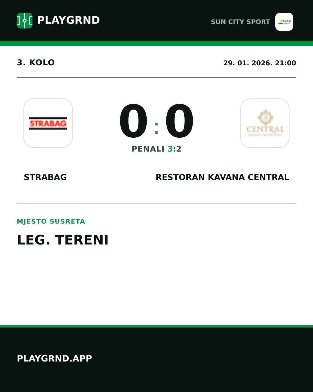 Instagram slika: Strabag 0:0 Restoran Kavana Central