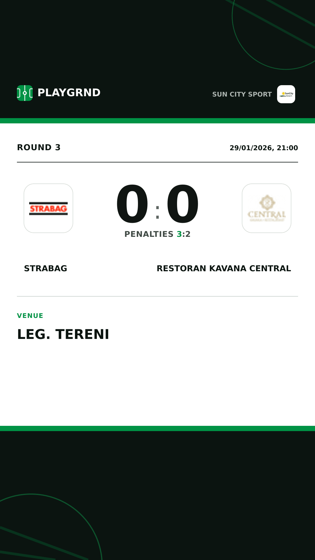 Instagram artwork: Strabag 0:0 Restoran Kavana Central
