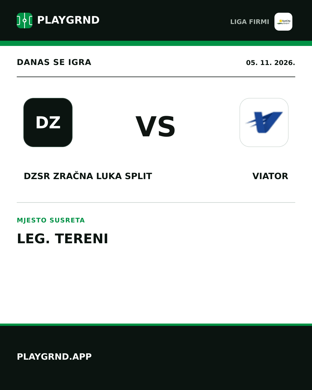 Instagram slika: DZSR Zračna Luka Split vs Viator
