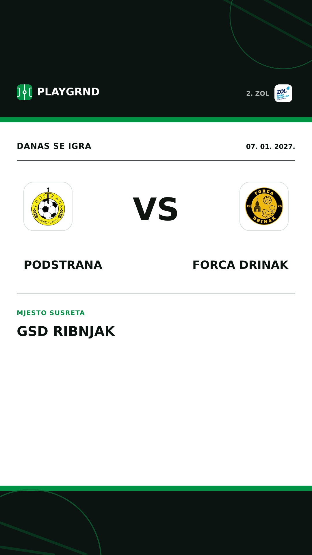 Instagram slika: Podstrana vs Forca Drinak