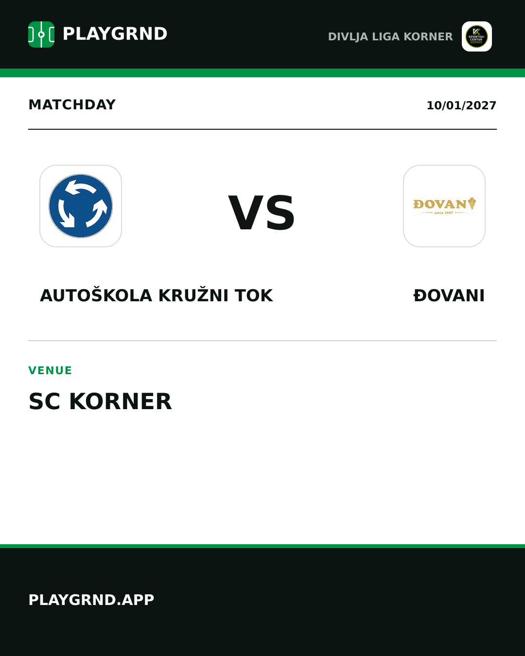 Instagram artwork: Autoškola Kružni tok vs Đovani
