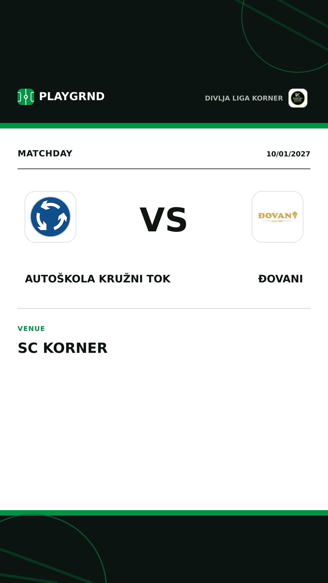 Instagram artwork: Autoškola Kružni tok vs Đovani