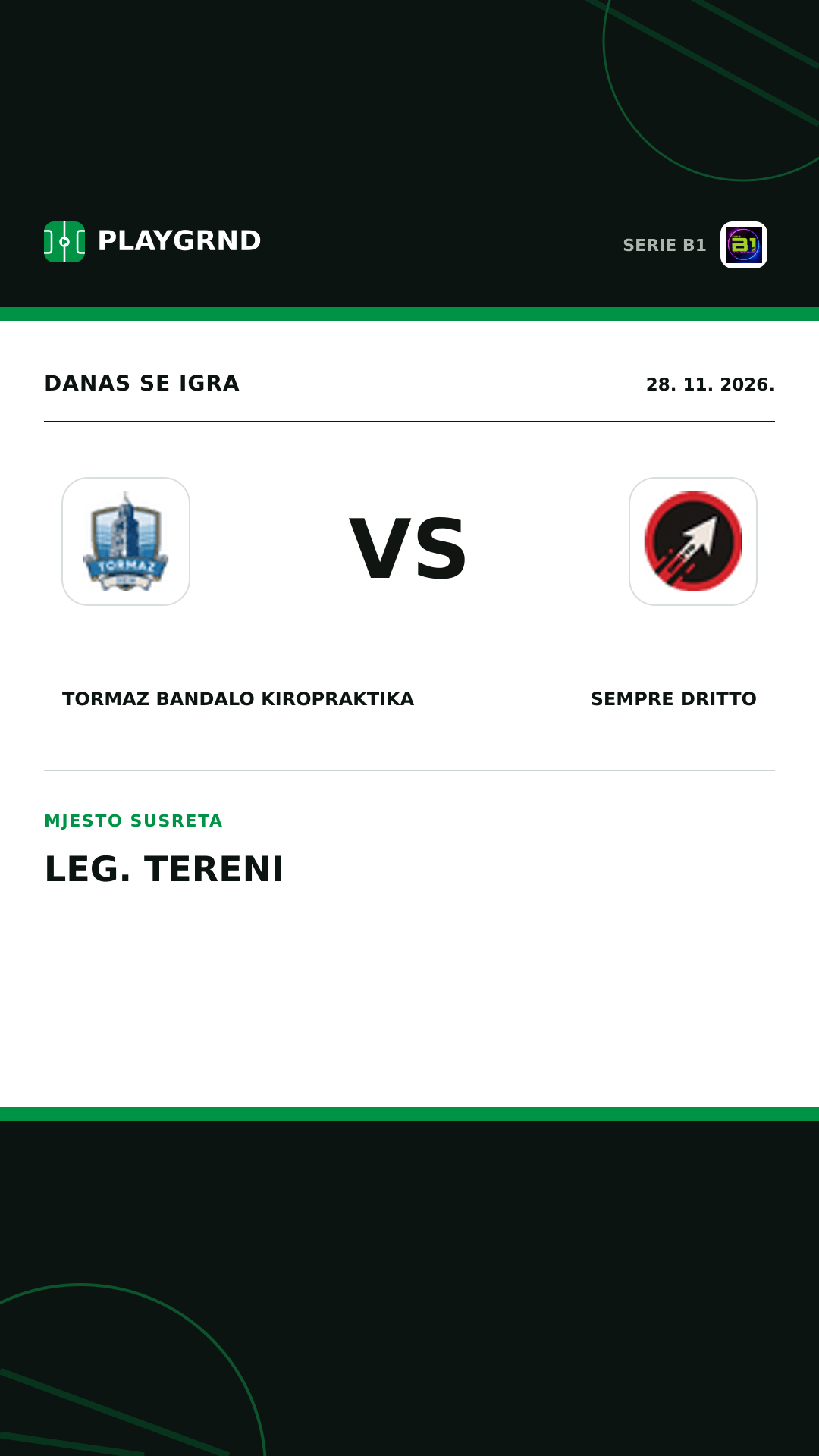 Instagram slika: Tormaz Bandalo Kiropraktika vs Sempre Dritto