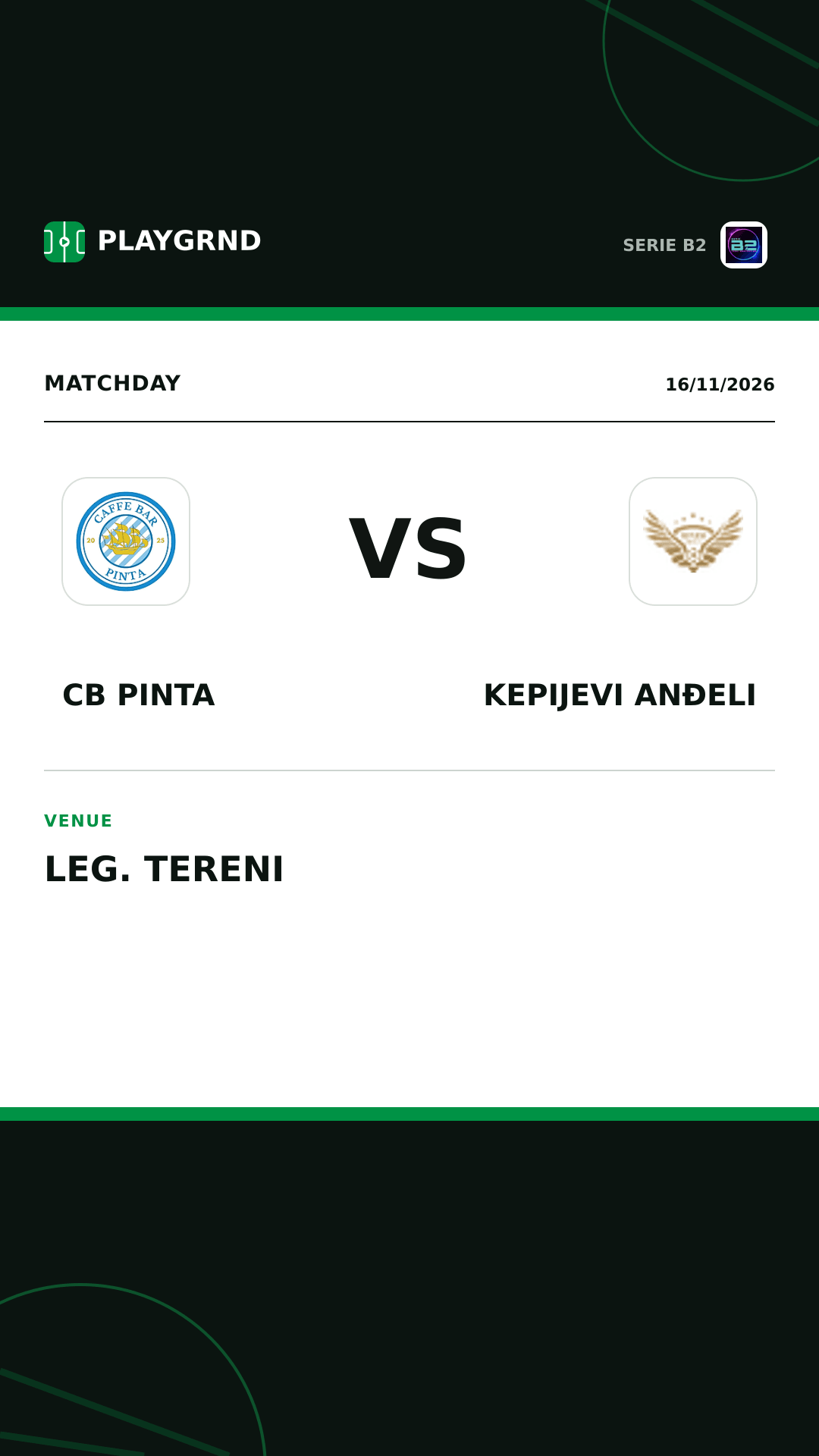 Instagram artwork: CB Pinta vs Kepijevi Anđeli