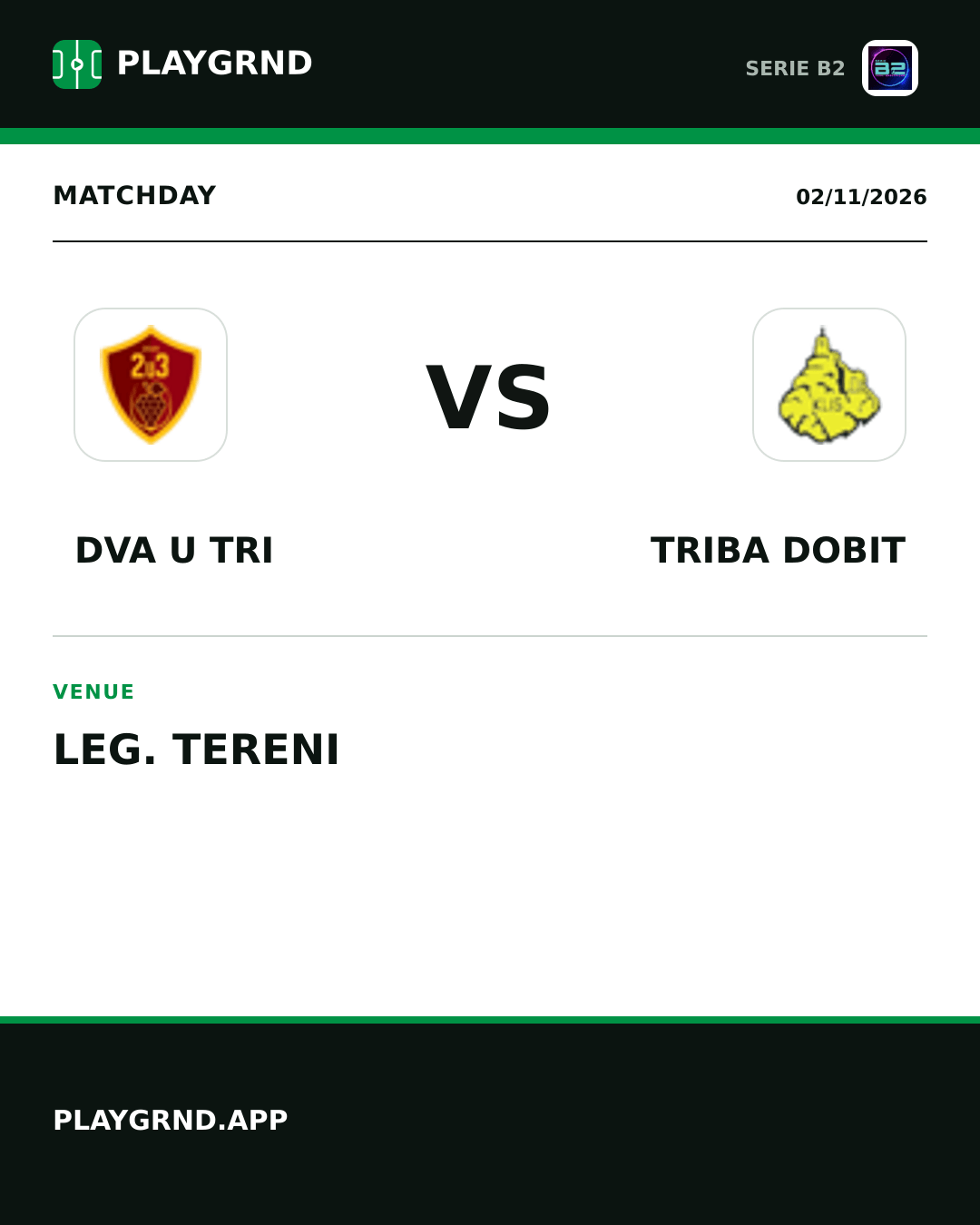 Instagram artwork: Dva U Tri vs Triba Dobit