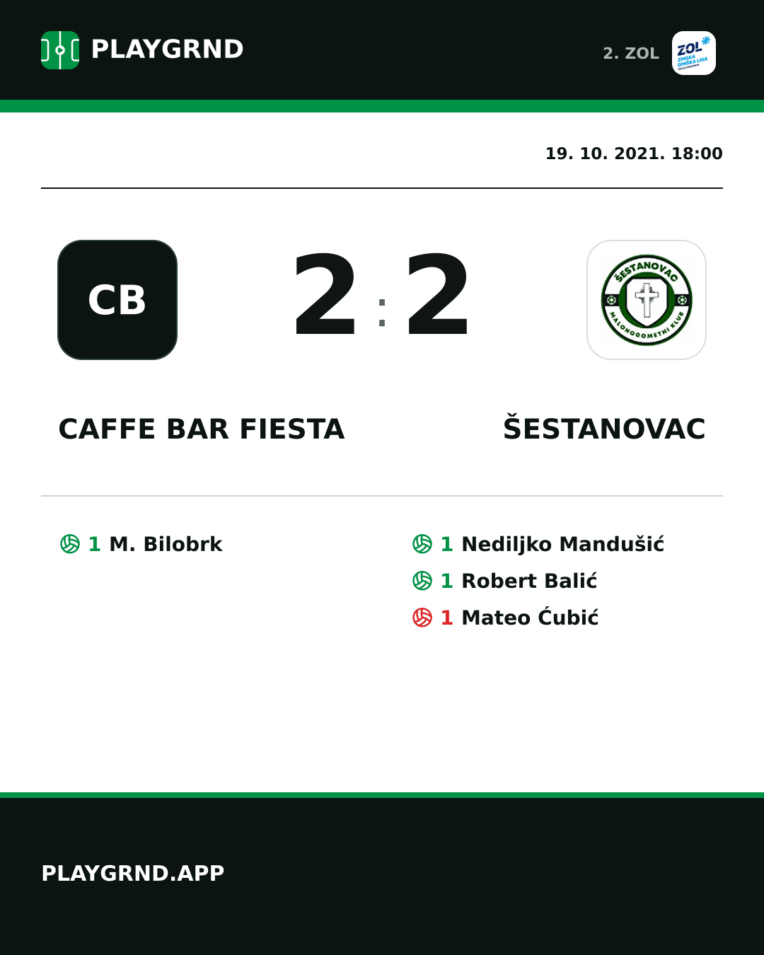 Instagram slika: Caffe bar Fiesta 2:2 Šestanovac