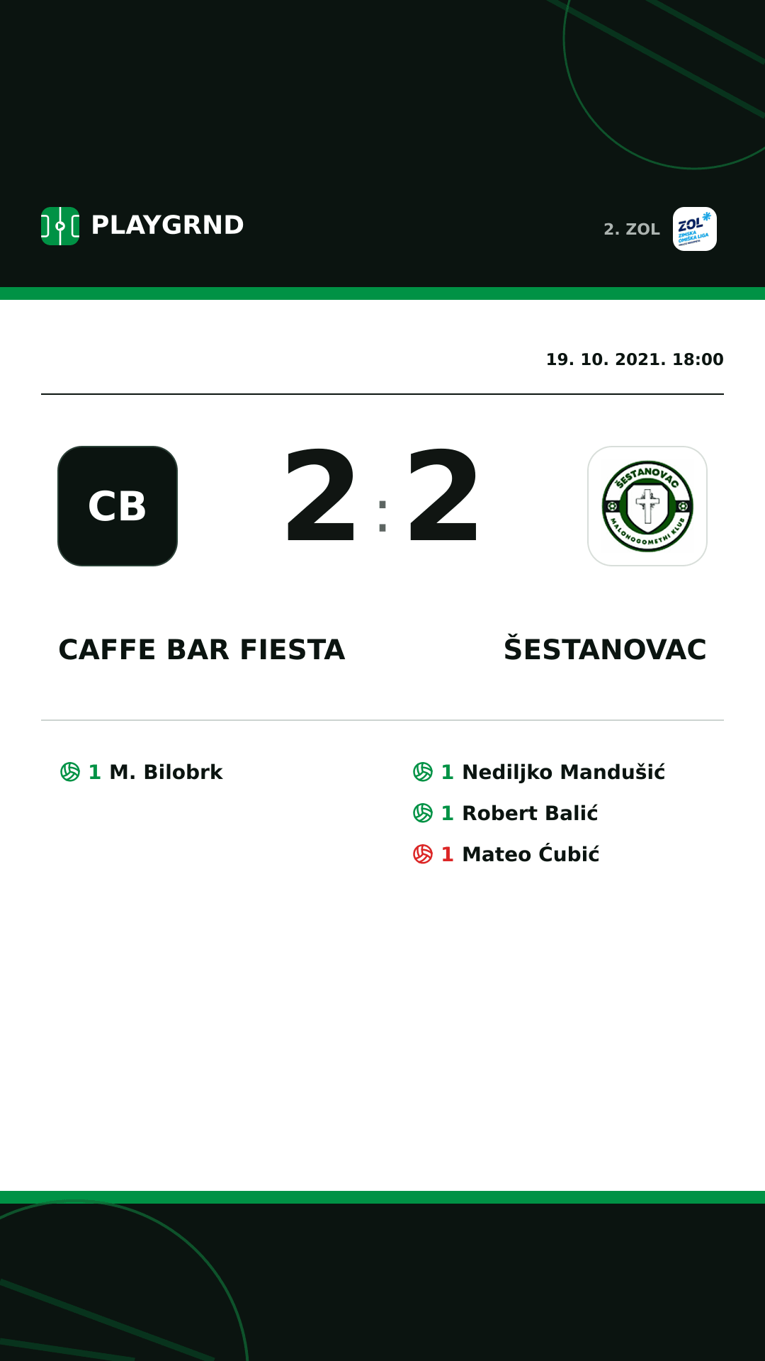 Instagram slika: Caffe bar Fiesta 2:2 Šestanovac