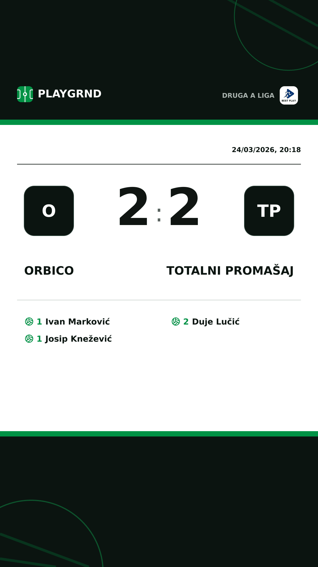 Instagram artwork: Orbico 2:2 Totalni Promašaj