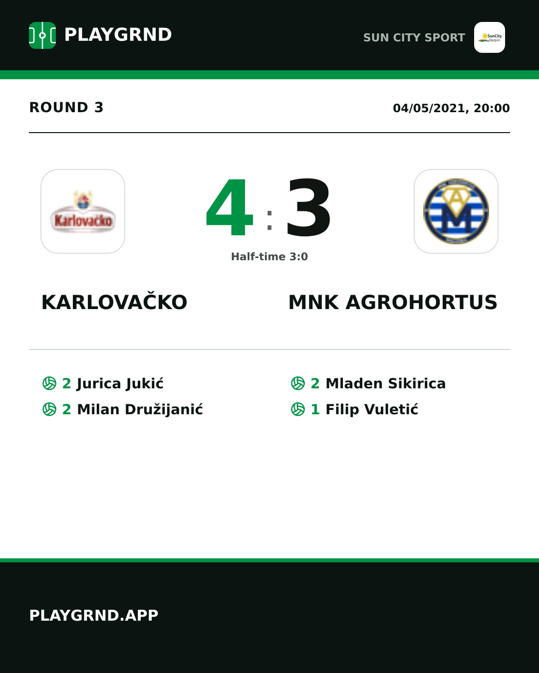 Instagram artwork: Karlovačko 4:3 Mnk Agrohortus