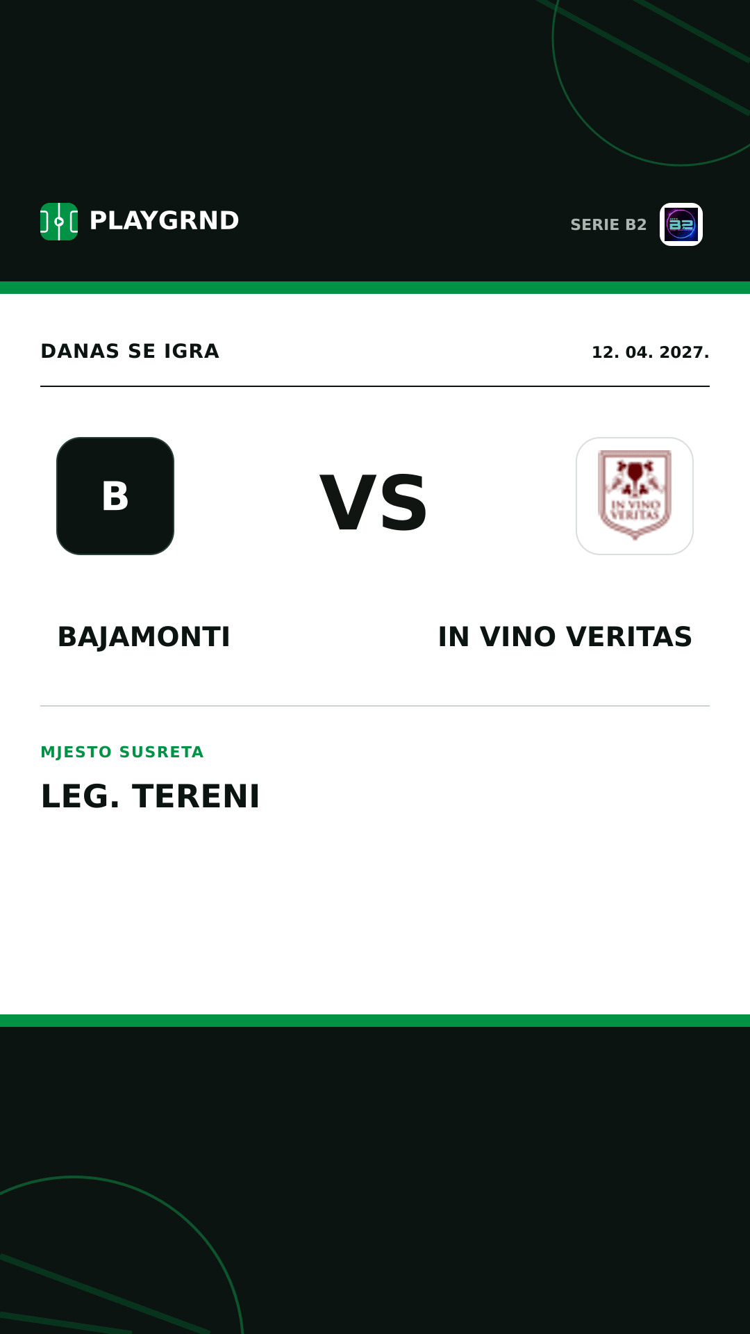 Instagram slika: Bajamonti vs IN Vino Veritas