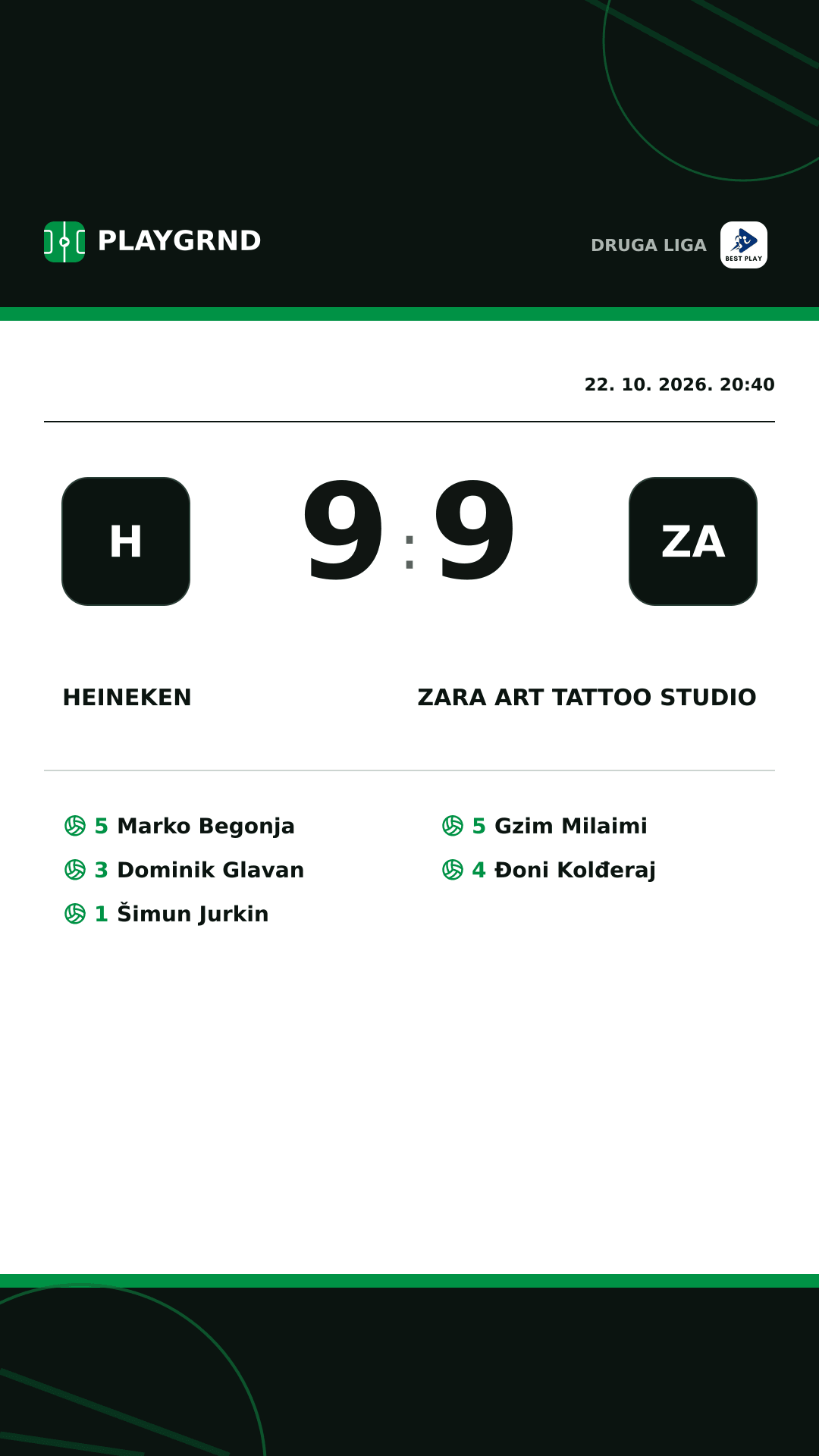 Instagram slika: Heineken 9:9 Zara Art Tattoo Studio