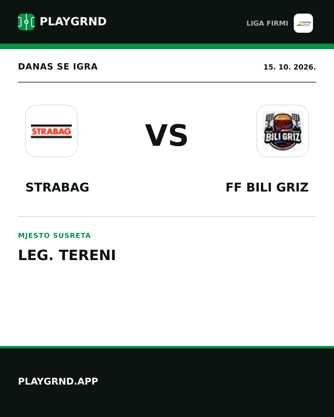 Instagram slika: Strabag vs FF Bili Griz