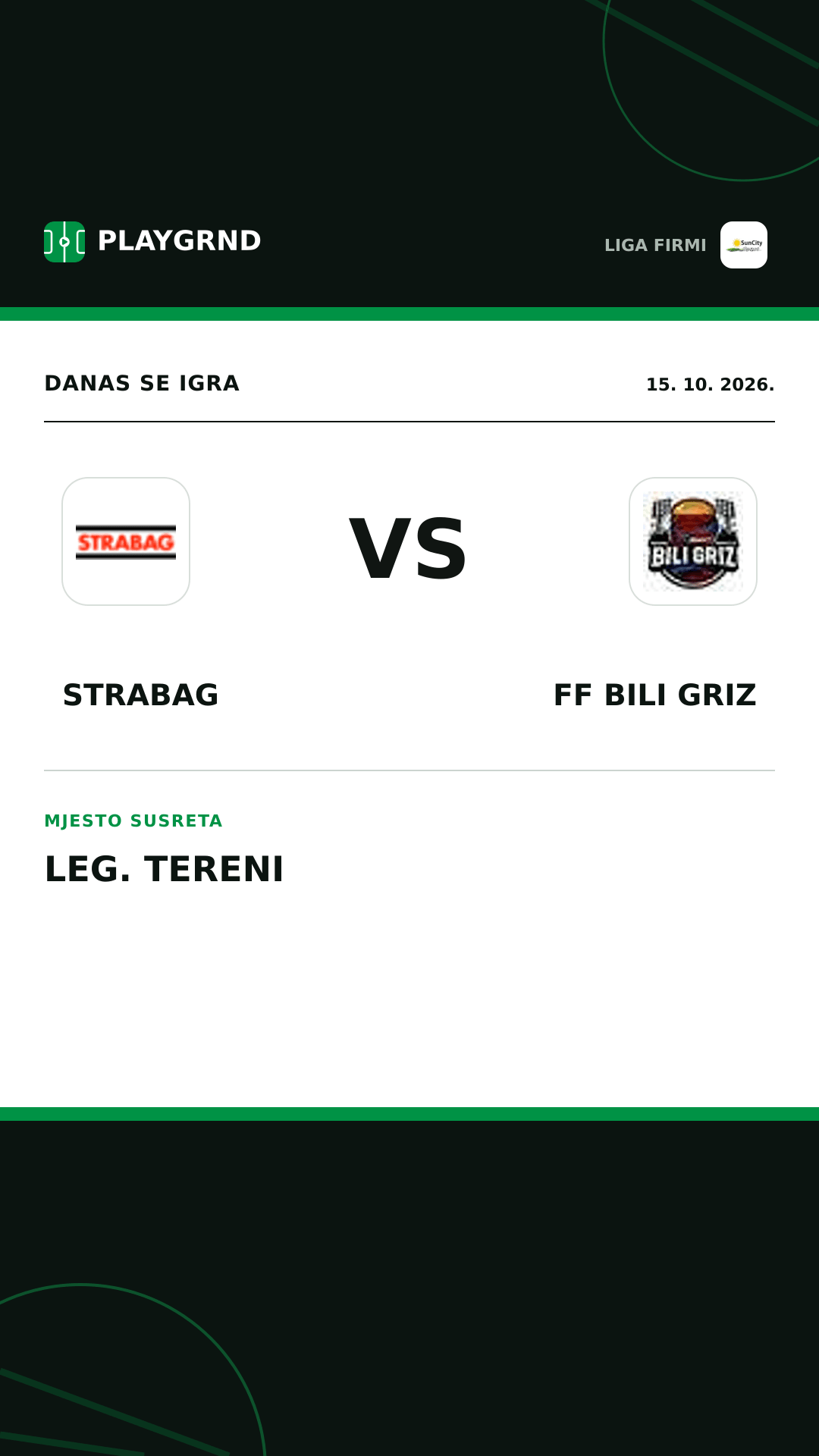Instagram slika: Strabag vs FF Bili Griz