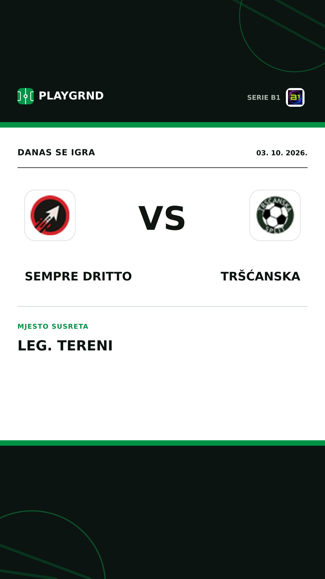 Instagram slika: Sempre Dritto vs Tršćanska