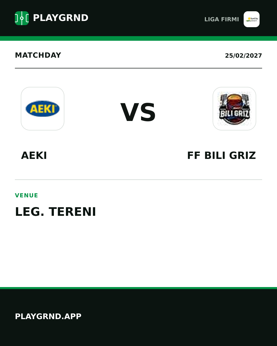 Instagram artwork: AEKI vs FF Bili Griz