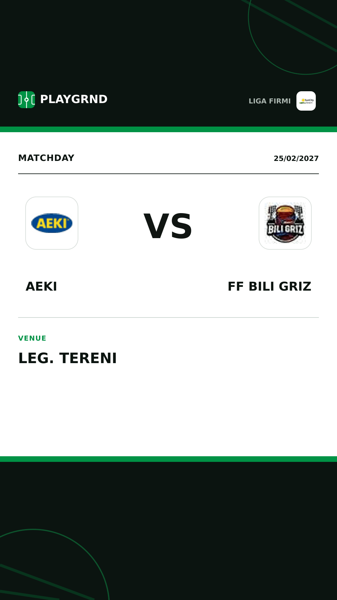 Instagram artwork: AEKI vs FF Bili Griz