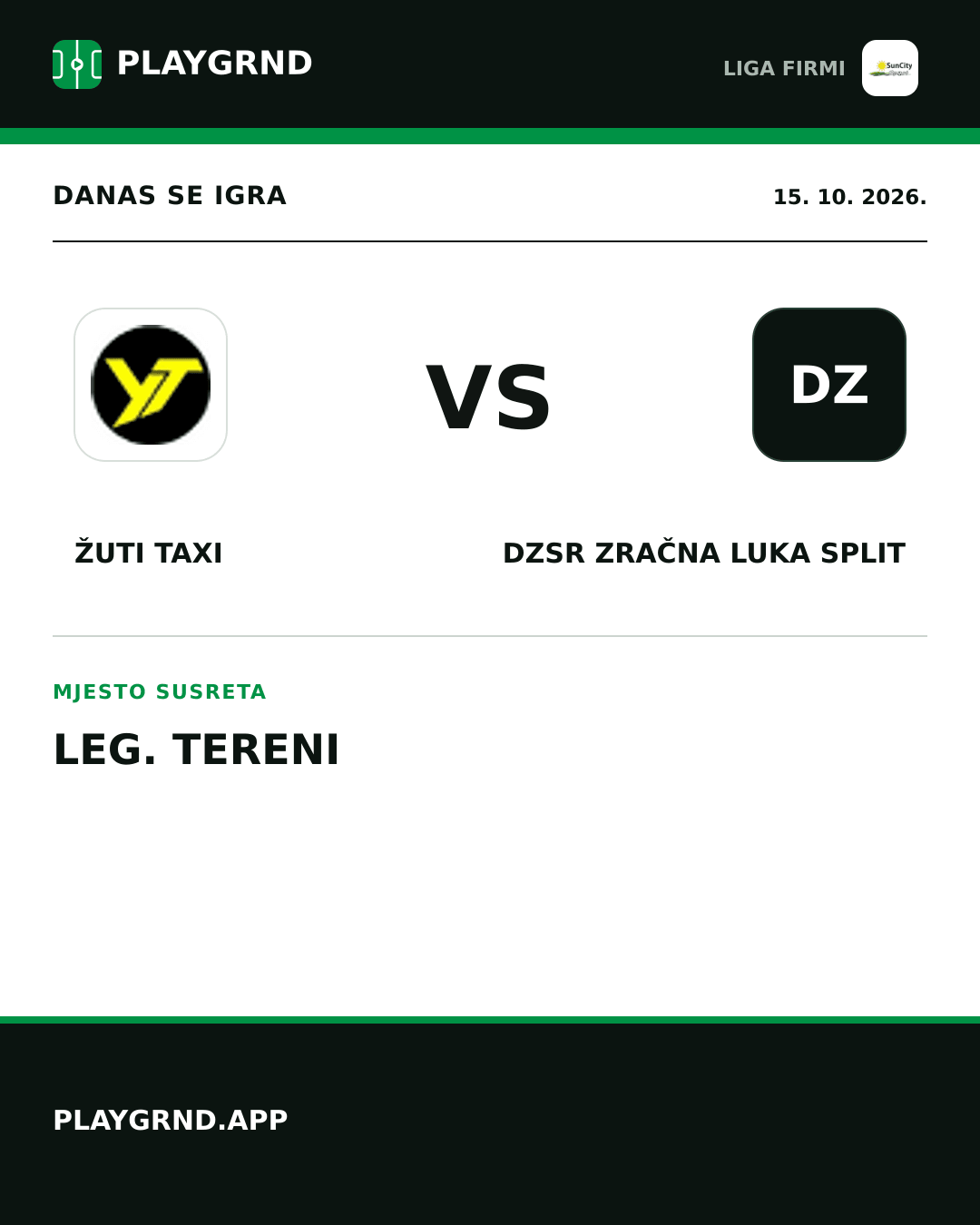 Instagram slika: Žuti Taxi vs DZSR Zračna Luka Split