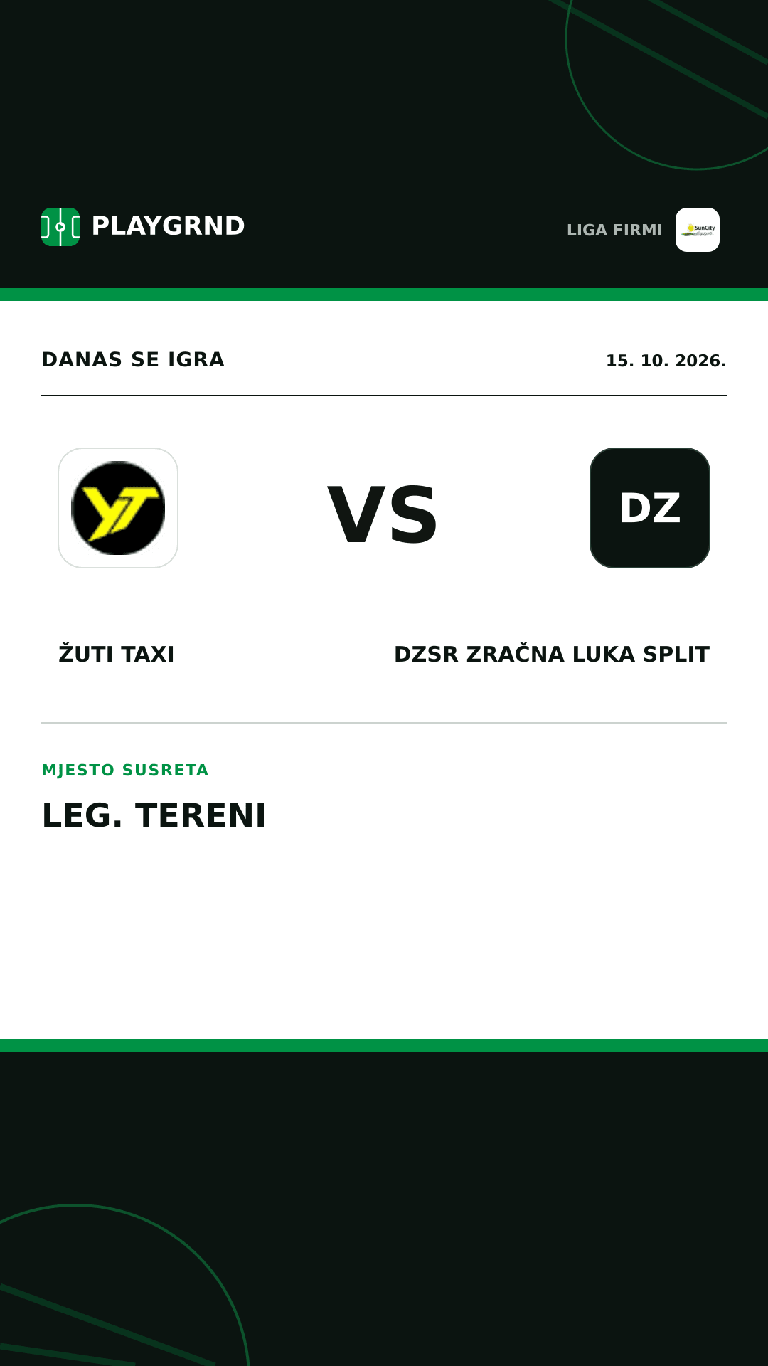 Instagram slika: Žuti Taxi vs DZSR Zračna Luka Split
