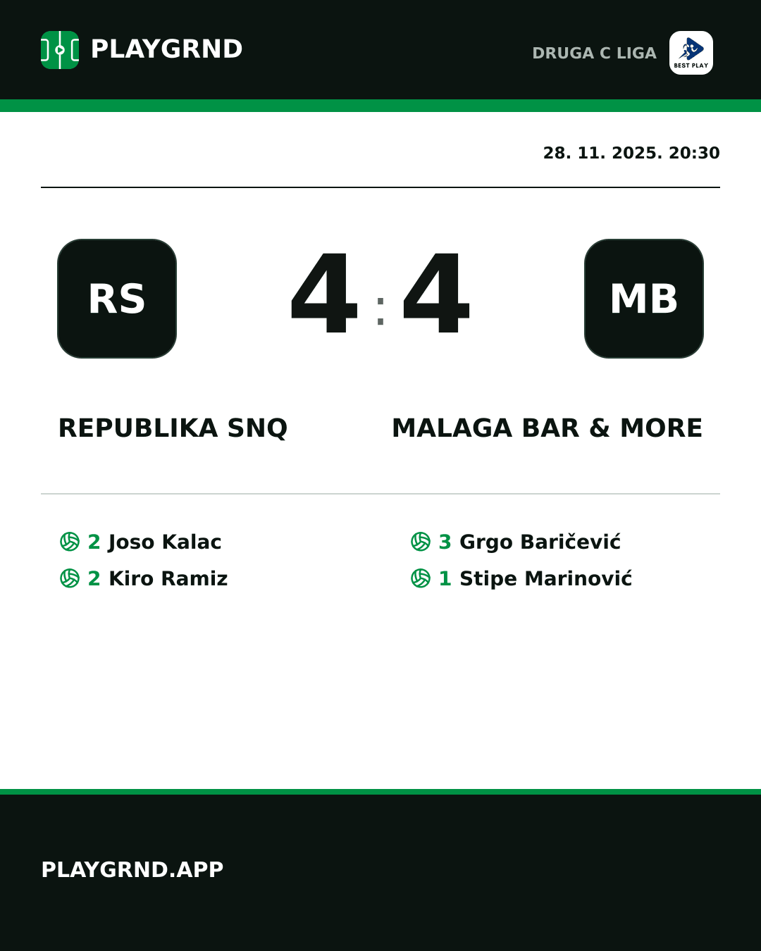 Instagram slika: Republika SNQ 4:4 Malaga Bar & More