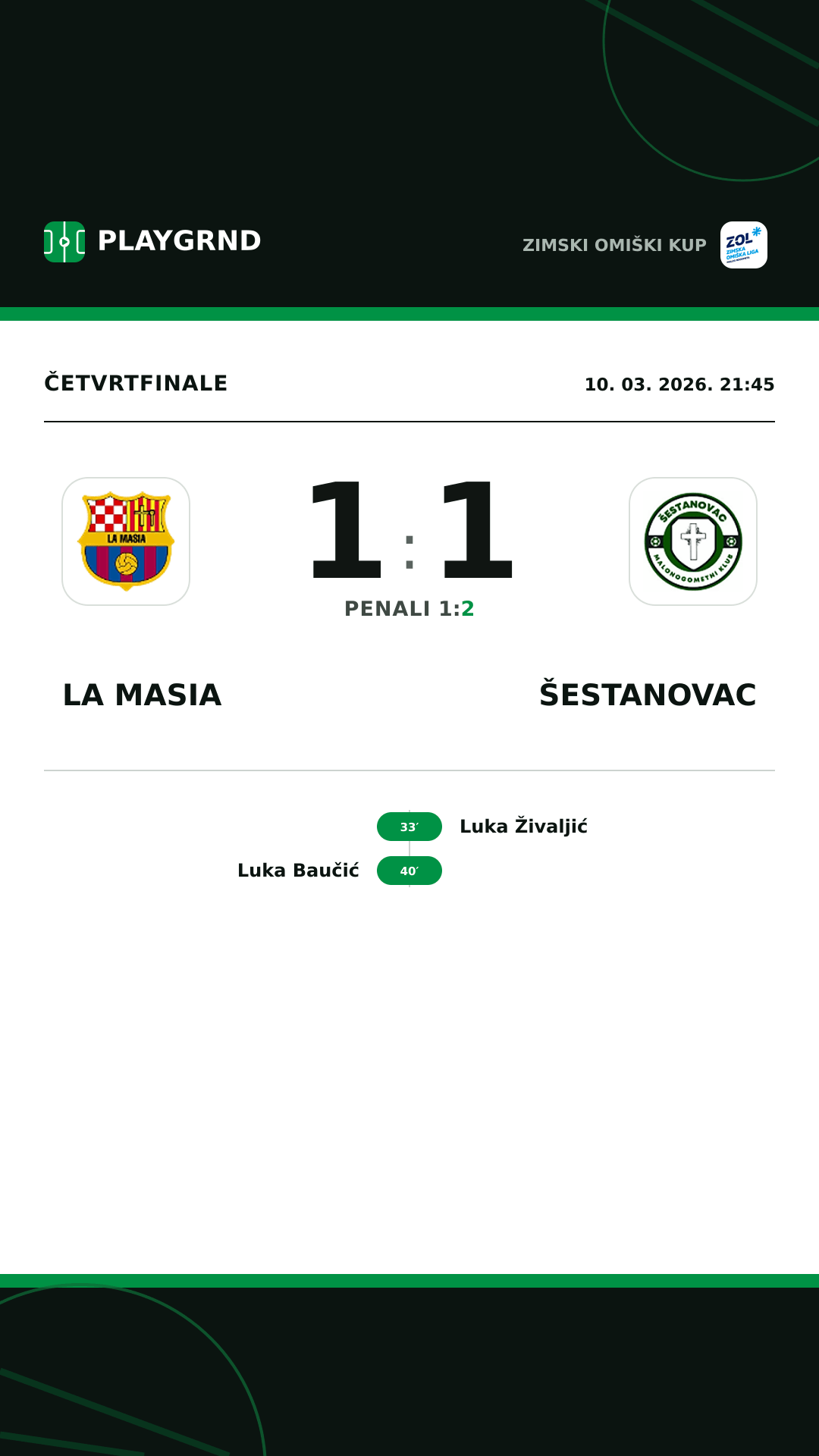 Instagram slika: La Masia 1:1 Šestanovac