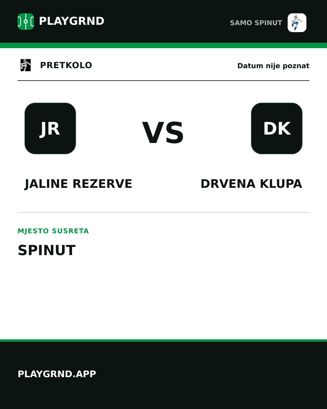 Instagram slika: Jaline rezerve vs Drvena klupa