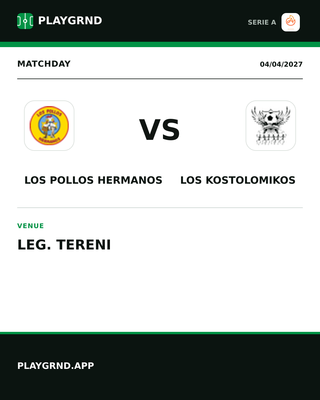 Instagram artwork: Los Pollos Hermanos vs Los Kostolomikos