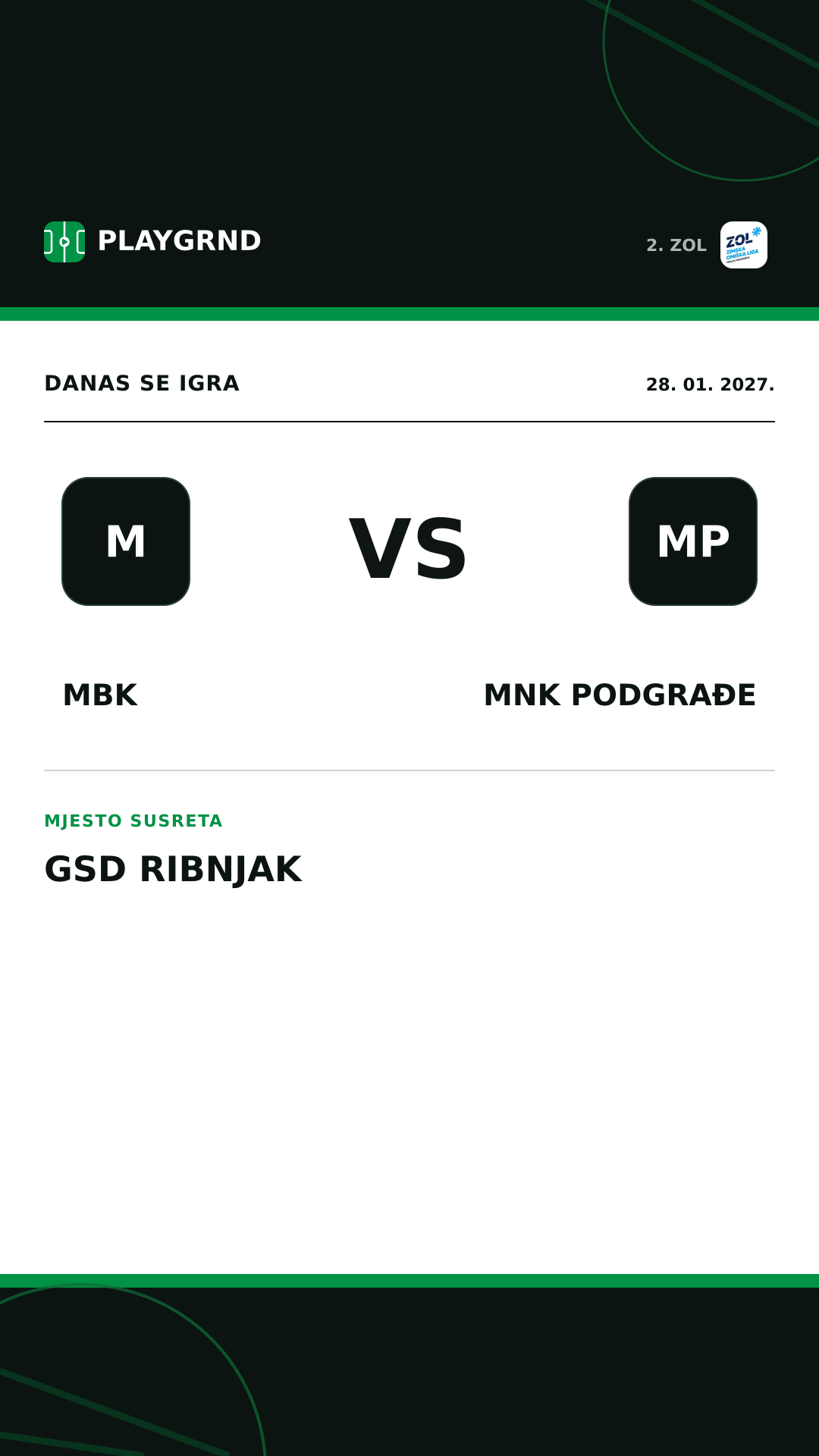 Instagram slika: MBK vs MNK Podgrađe