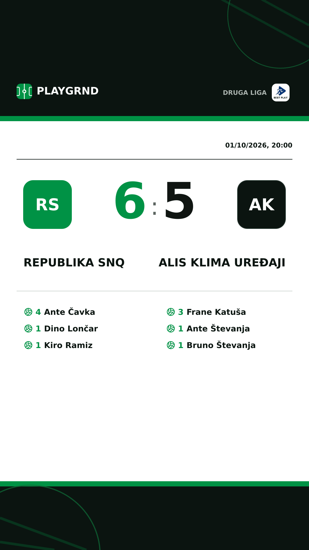 Instagram artwork: Republika SNQ 6:5 Alis Klima Uređaji