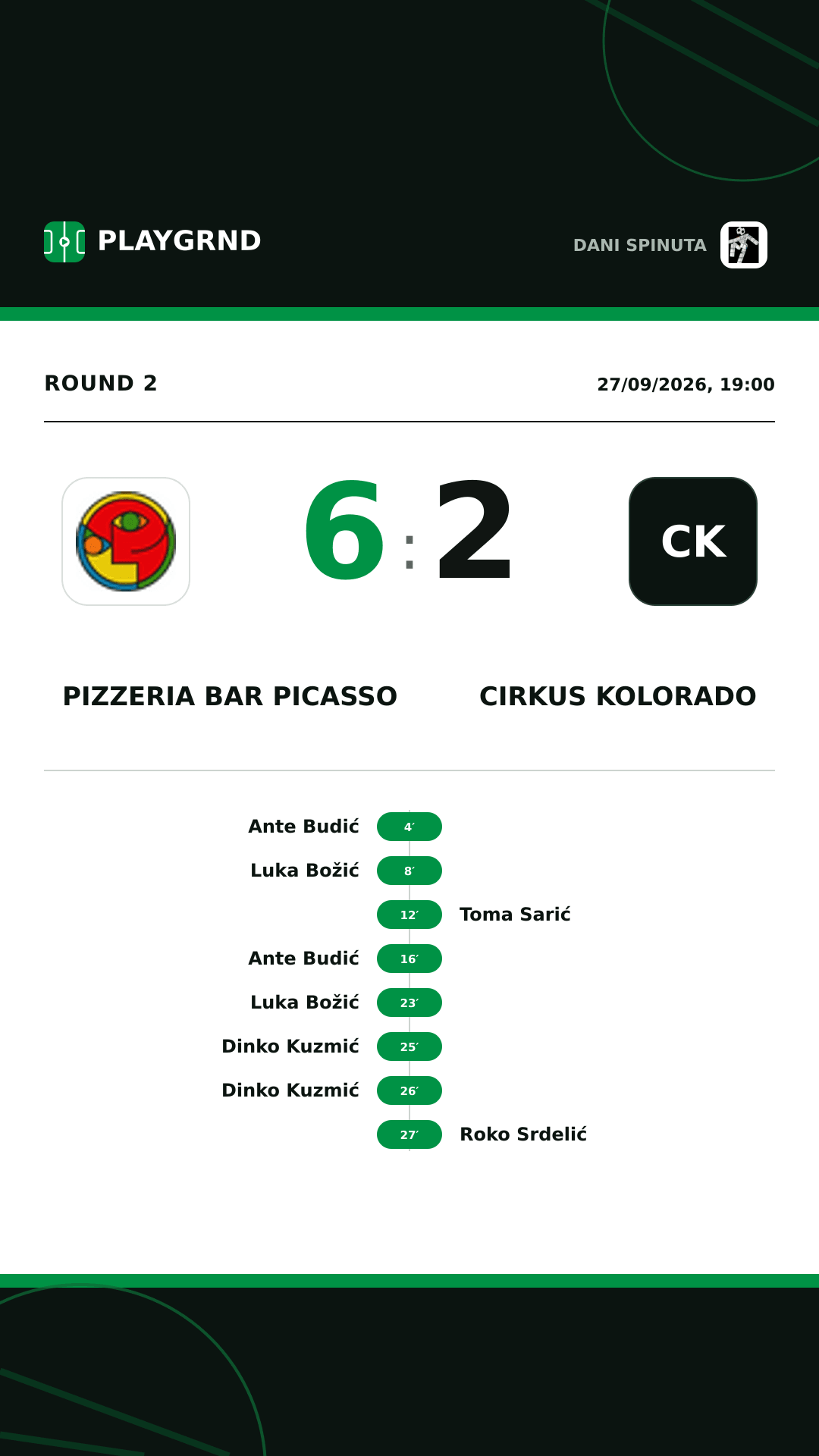 Instagram artwork: Pizzeria Bar Picasso vs Cirkus Kolorado