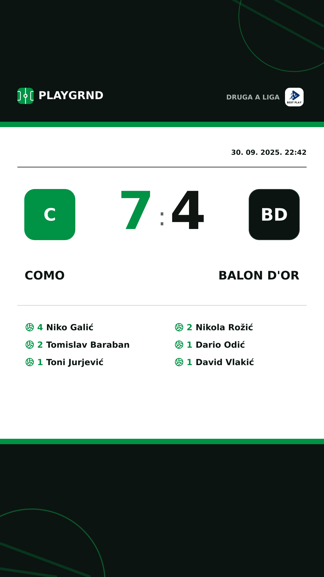 Instagram slika: Como 7:4 Balon d'Or