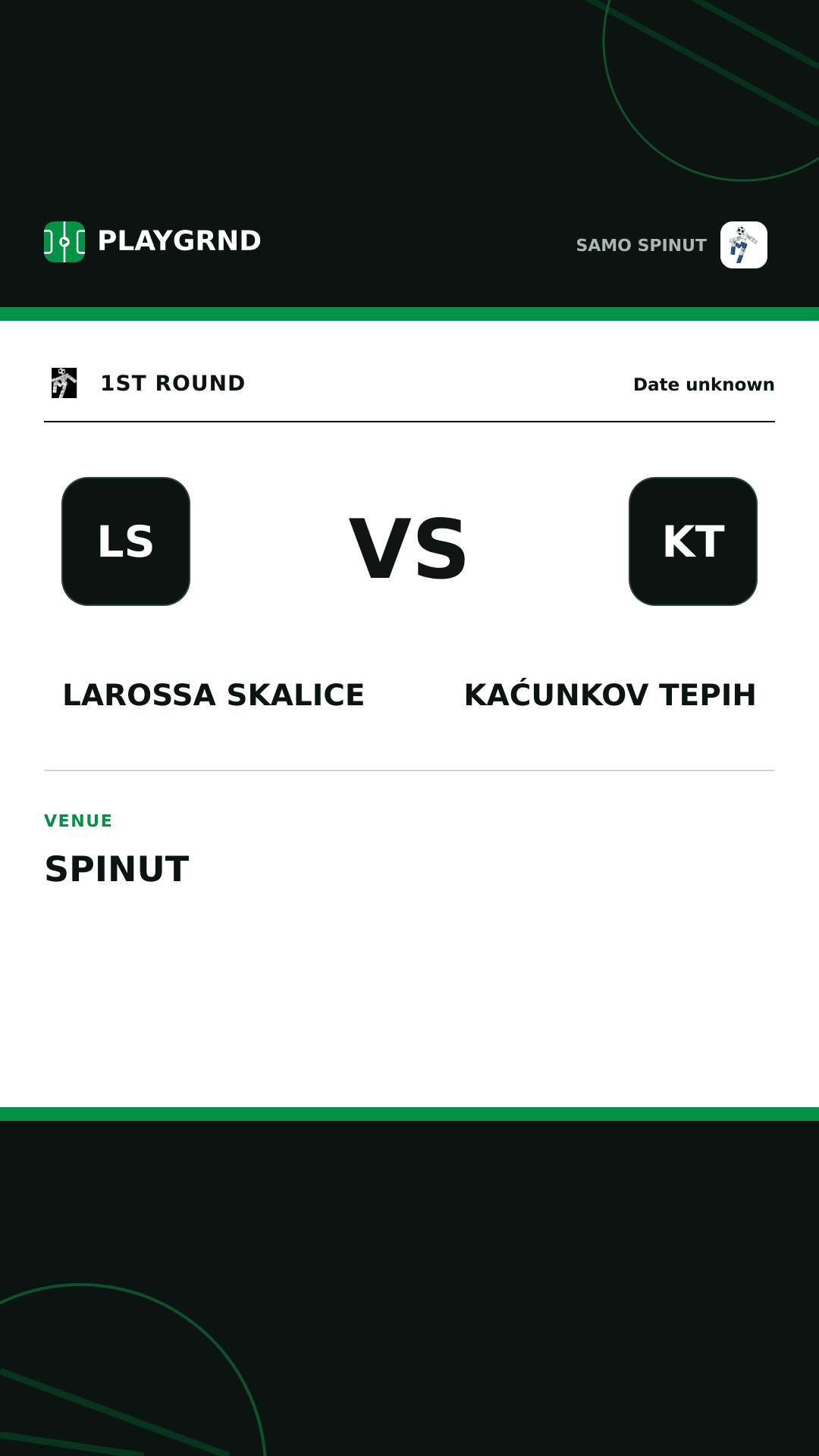 Instagram artwork: LaRossa Skalice vs Kaćunkov tepih