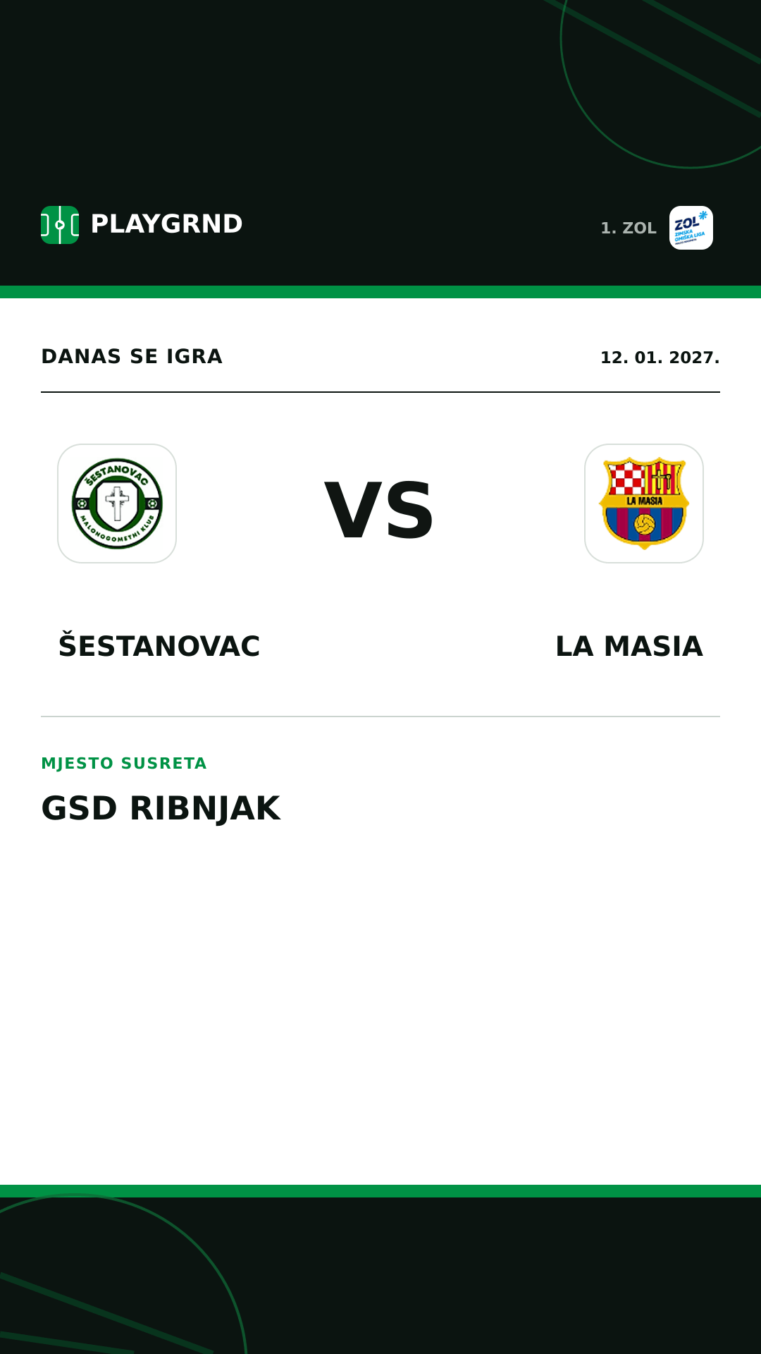 Instagram slika: Šestanovac vs La Masia