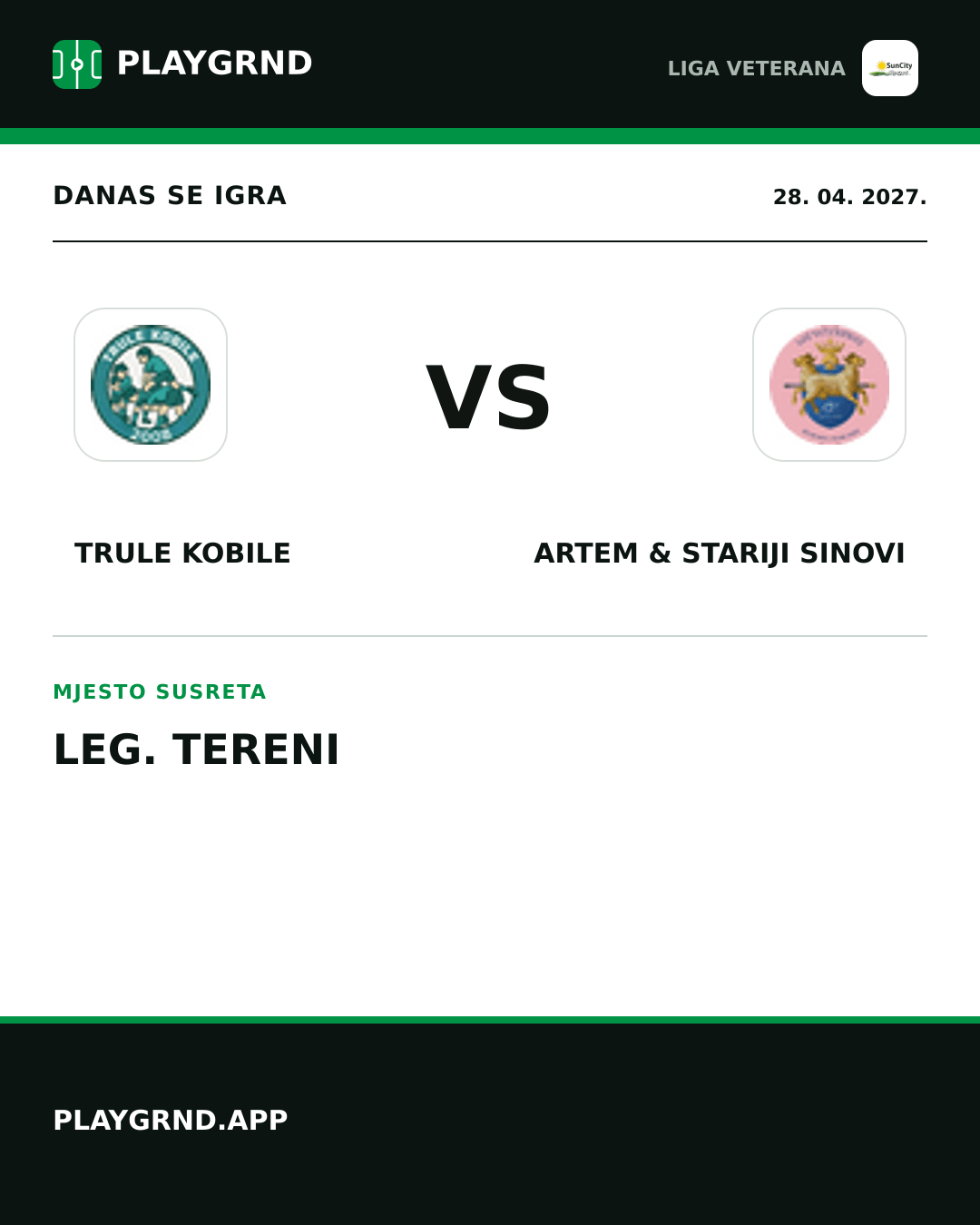 Instagram slika: Trule Kobile vs Artem & Stariji Sinovi