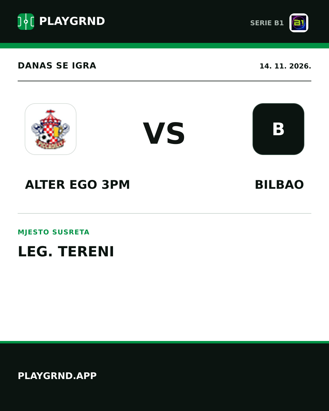 Instagram slika: Alter Ego 3PM vs Bilbao