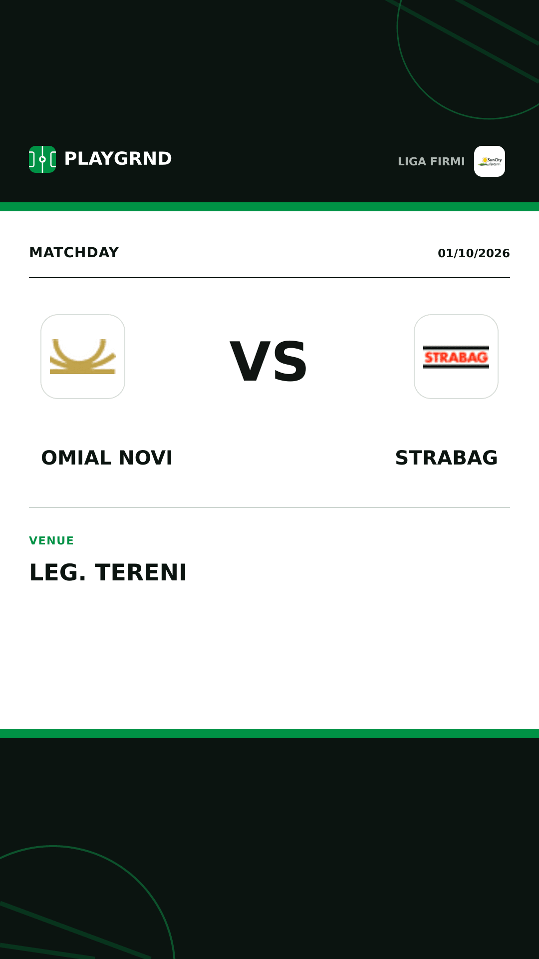 Instagram artwork: Omial Novi vs Strabag