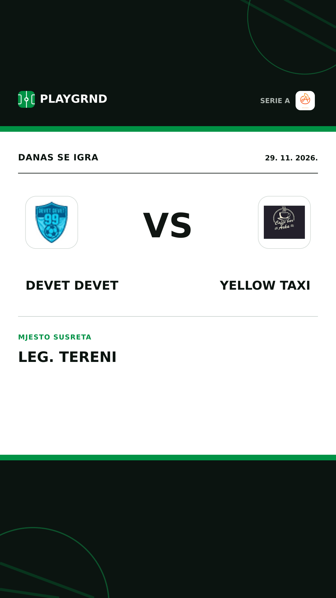 Instagram slika: Devet Devet vs Yellow Taxi
